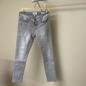 Frame silver gray jeans. Sz 27